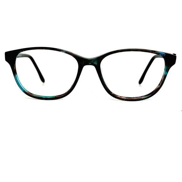 BCBGMAXAZRIA KESSA Teal Black Multi Eyeglasses Frames 54-16-140mm H13611 - Picture 1 of 7